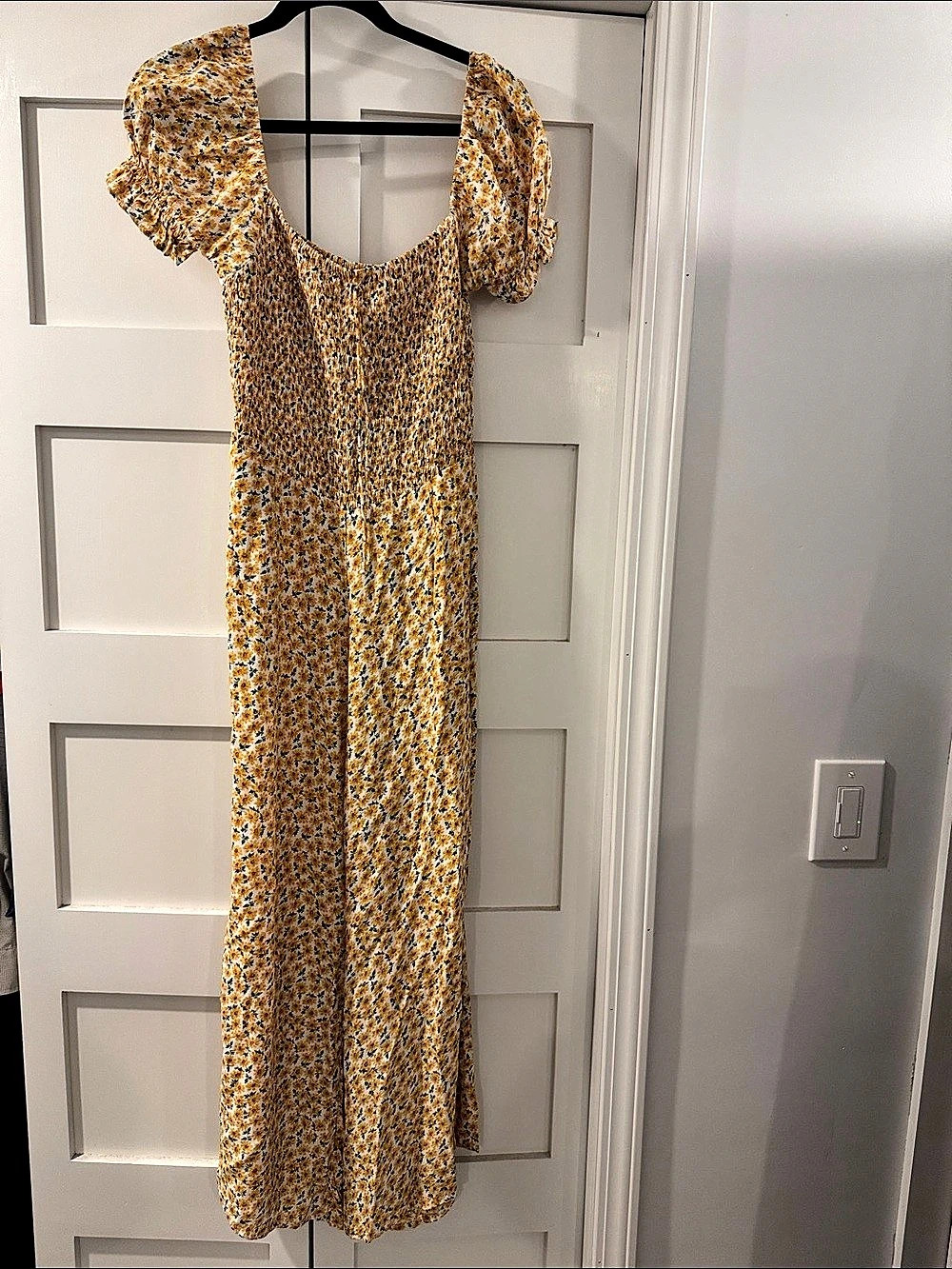 Faithfull the Brand Laszlo Jumpsuit Yellow & White Floral